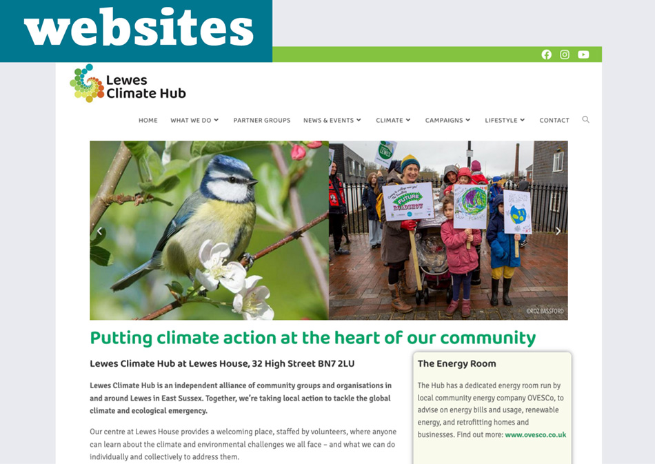 Lewes Climate Hub homepage