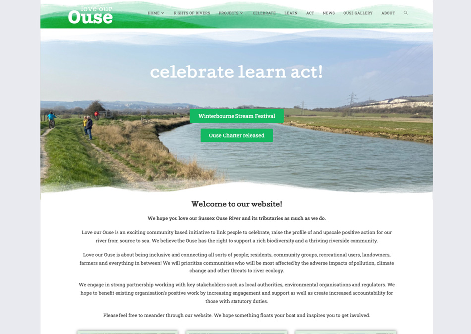 Love Our Ouse homepage
