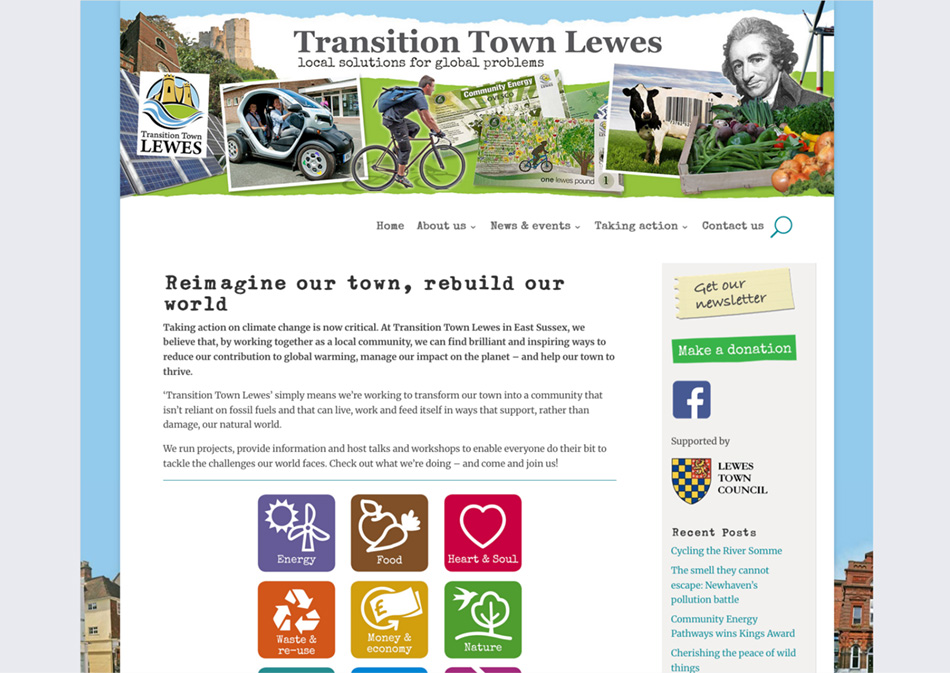 Transition Town Lewes homepage